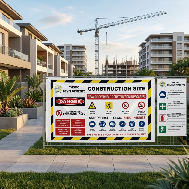 Signage and display solutions for shops, offices and events