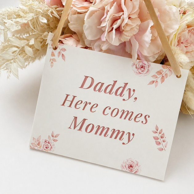 Flower Girl & Boy Processional Sign