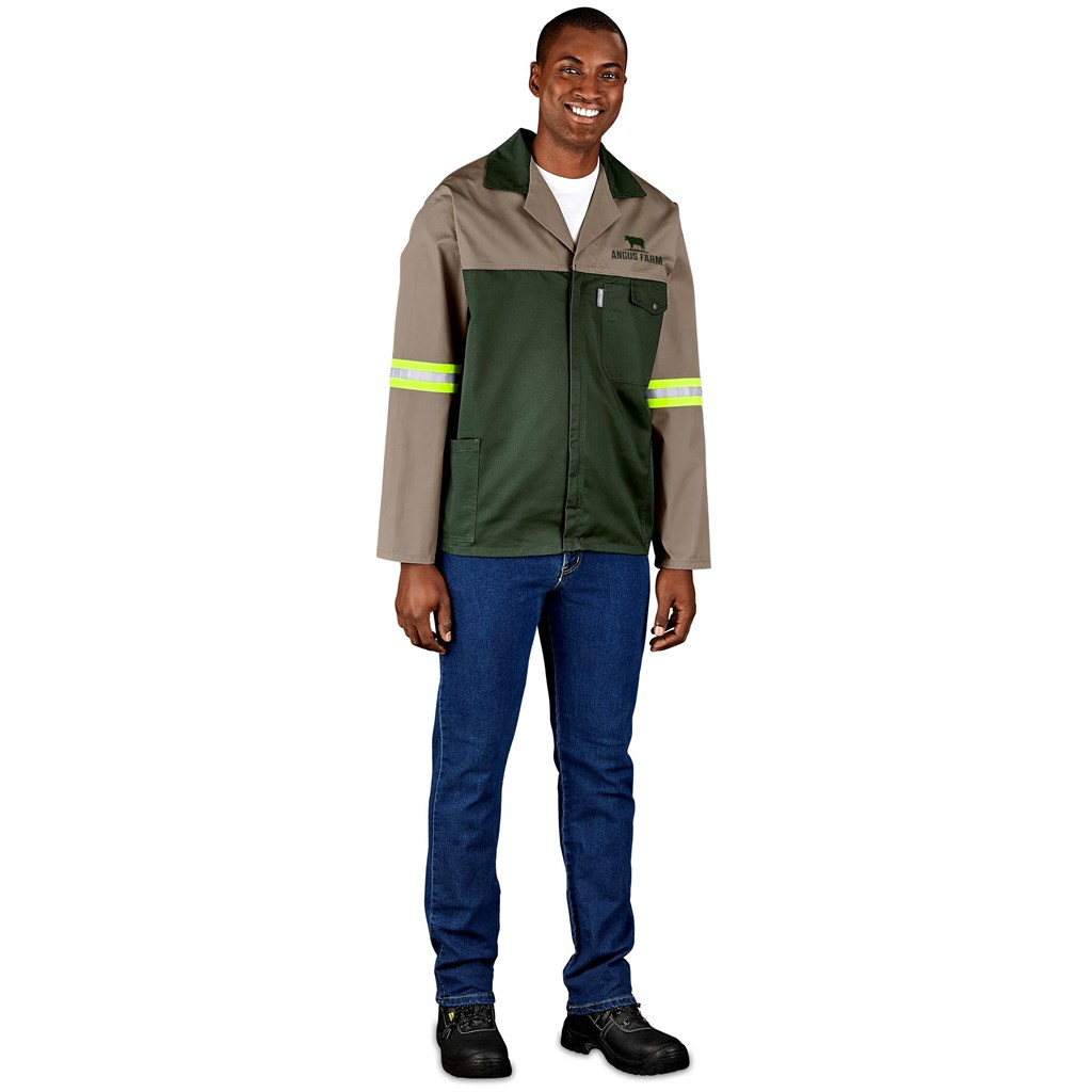 Site Premium Two-Tone Polycotton Jacket - Reflective Arms & Back - Image 2