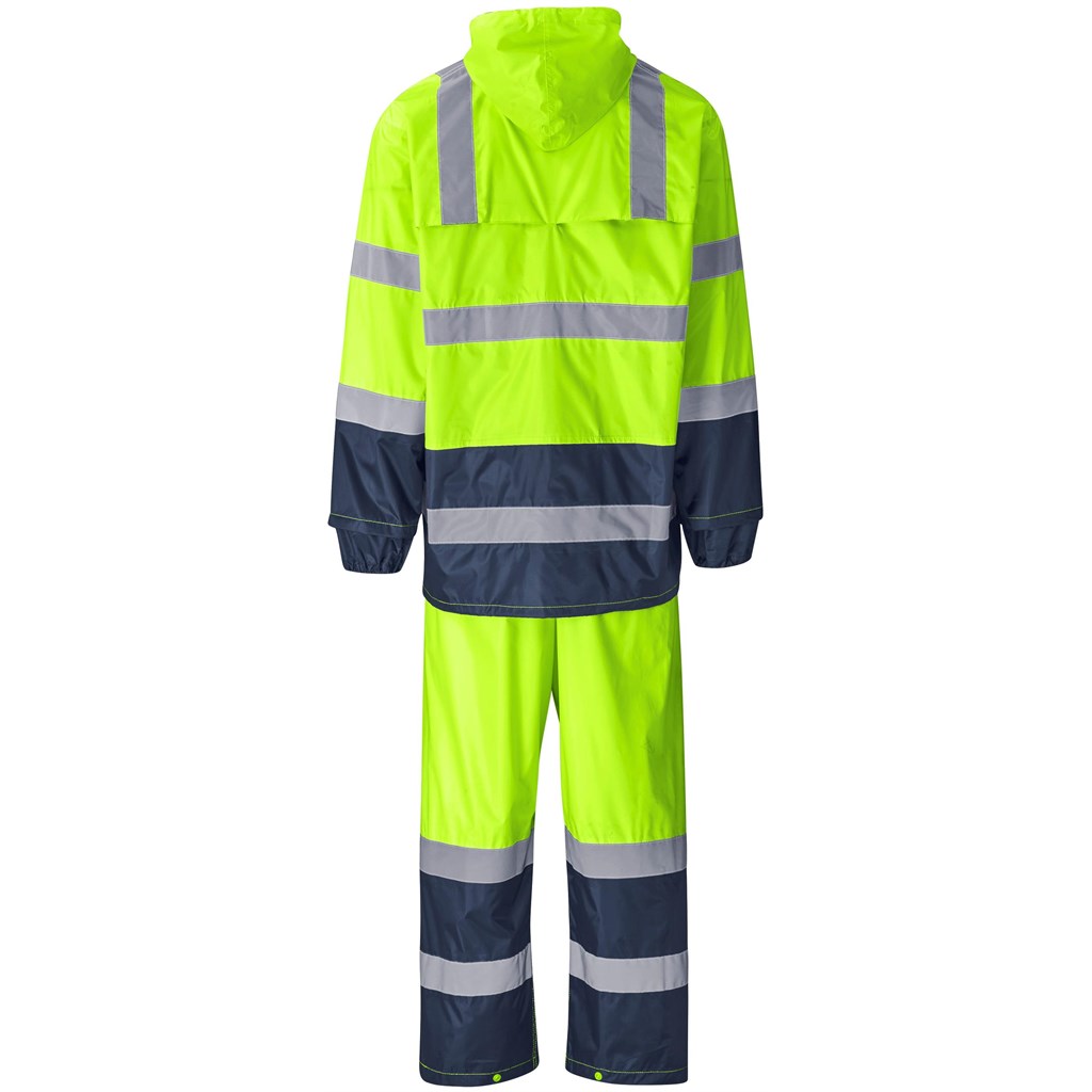 Torrent Two-Tone Hi-Viz Ref Polyester/PVC Rainsuit - Image 2