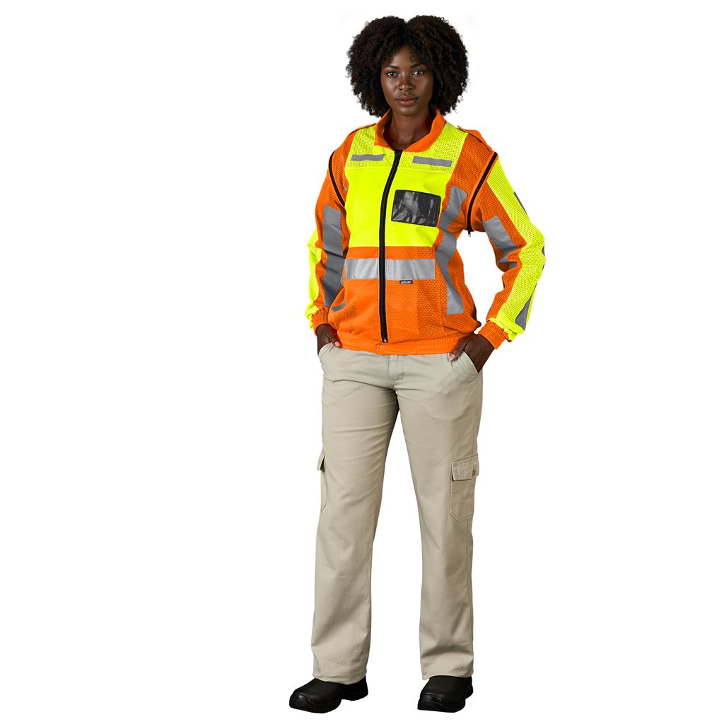 Metro Two-Tone Hi-Viz Reflective Zip - Image 2