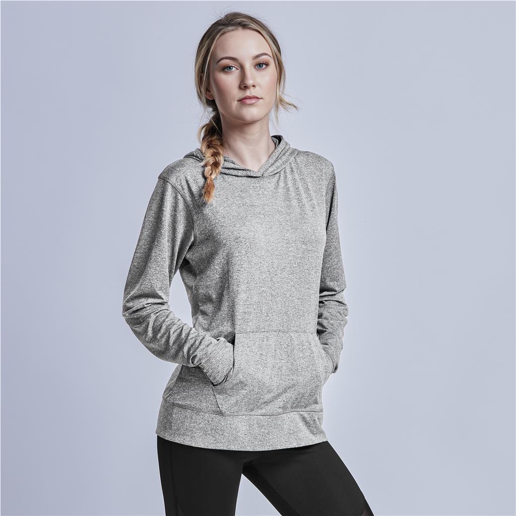 Ladies Fitness Lightweight Hooded Sweater - Image 2