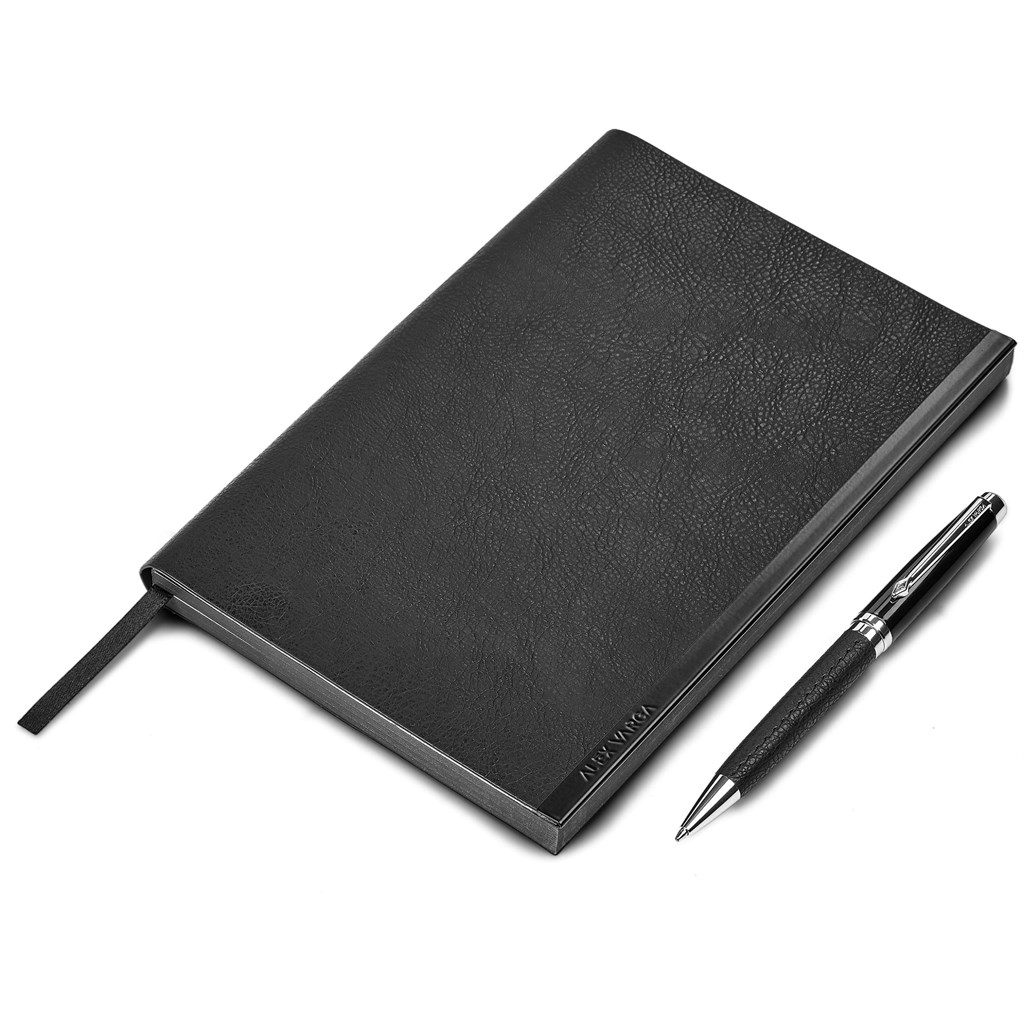 Alex Varga Corinthia Soft Cover Notebook & Pen Set - Image 2