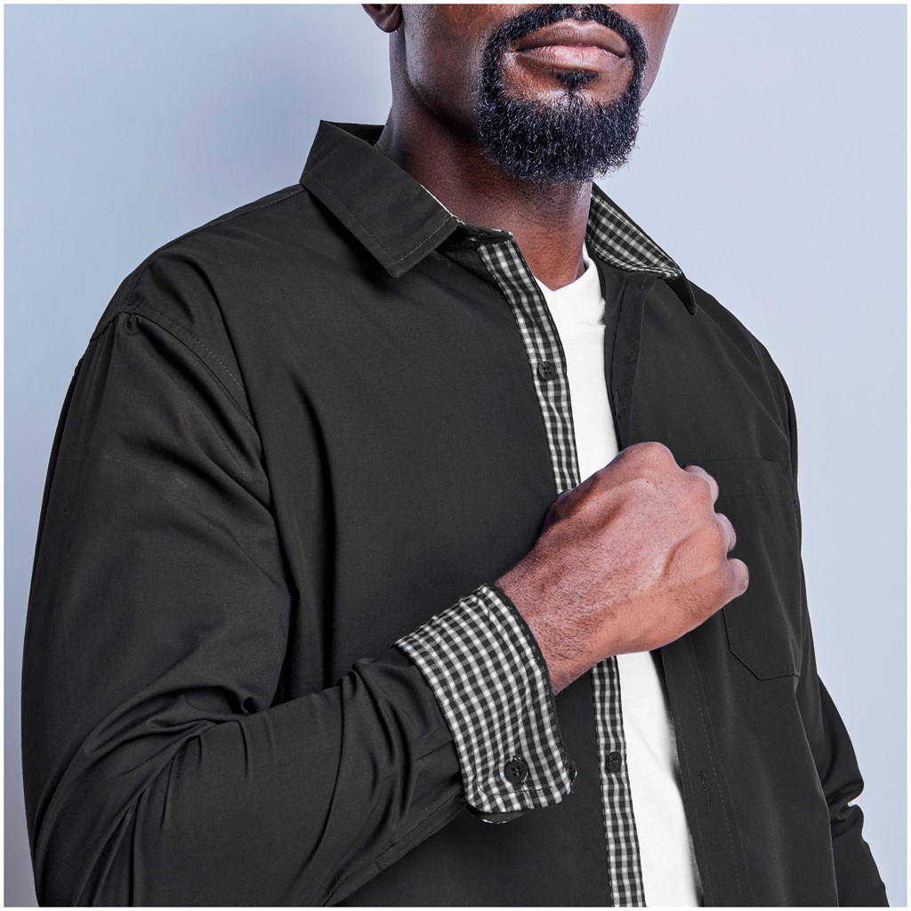 Mens Long Sleeve Warrington Shirt - Image 2