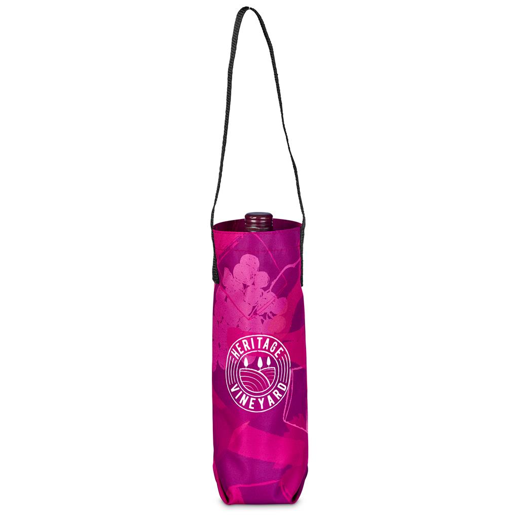 Hoppla Cellaro Polyester Wine Bottle Gift Bag - Image 2