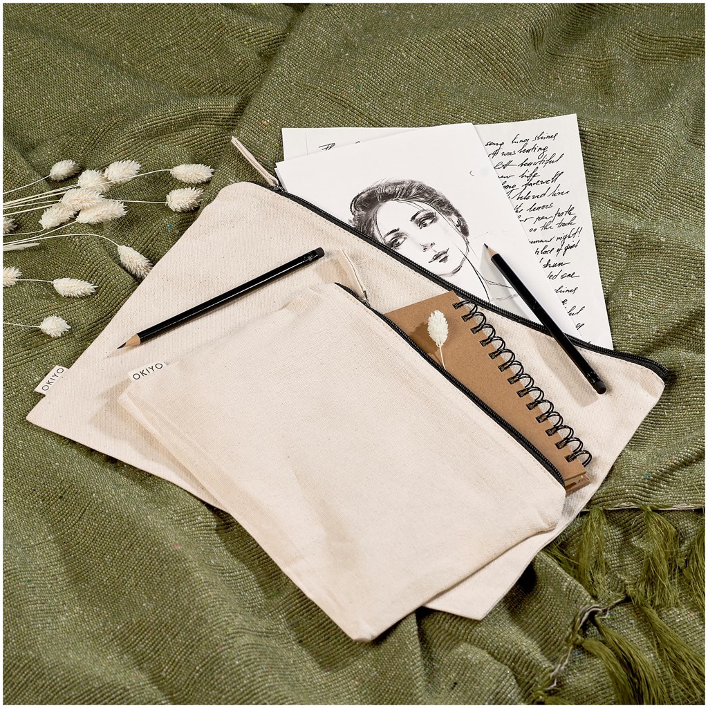 Okiyo Midori Cotton A4 Document Pouch - Image 2