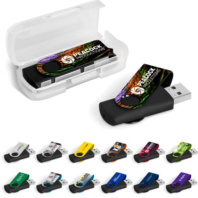 Axis Gyro Black Flash Drive