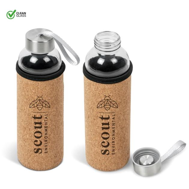 Kooshty Kork Glass Water Bottle