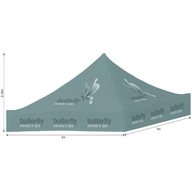 Ovation Sublimated Gazebo 3m X 3m