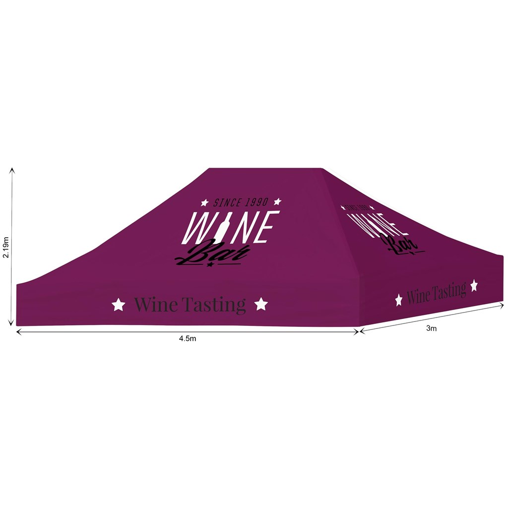 Ovation Sublimated Gazebo 4.5m X 3m