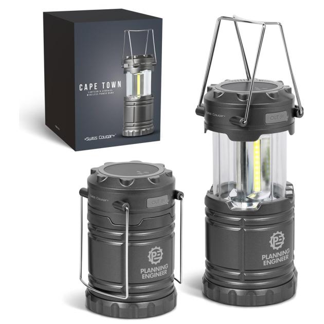 Swiss Cougar Cape Town Lantern & Wireless Charging Power Bank