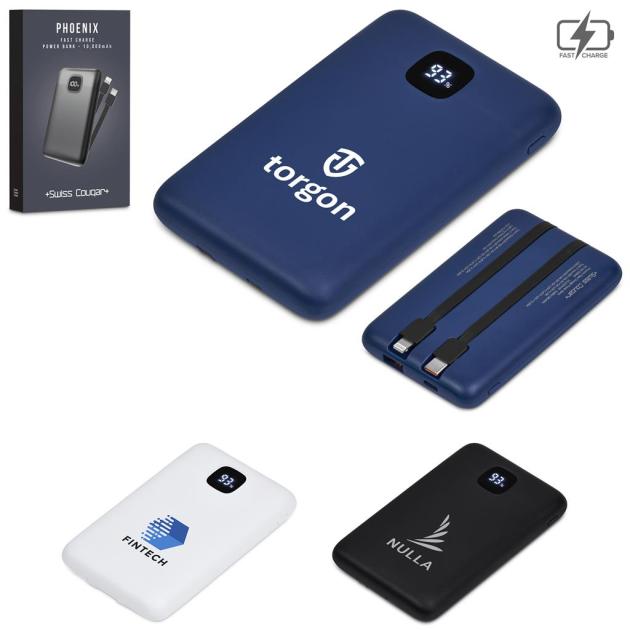 Swiss Cougar Phoenix Fast Charge 22.5W Power Bank