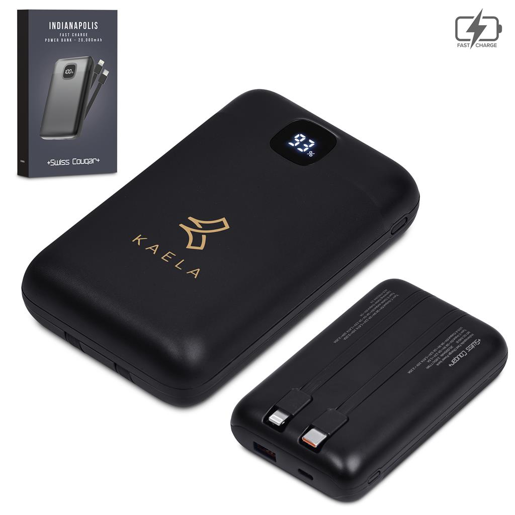 Swiss Cougar Indianapolis Fast Charge 22.5W Power Bank