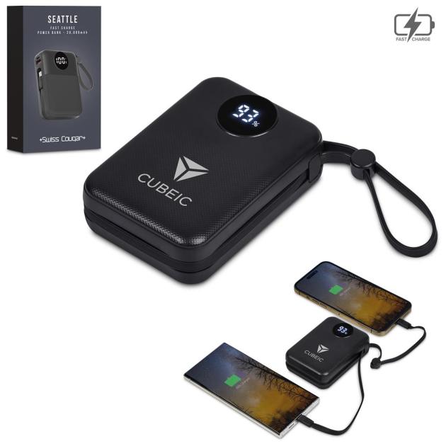 Swiss Cougar Seattle Fast Charge 22.5W Power Bank