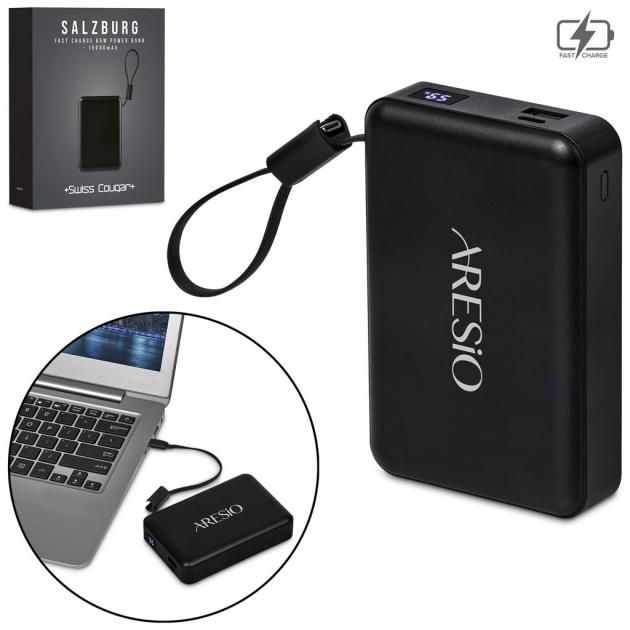 Swiss Cougar Salzburg Fast Charge 65W PD & QC Power Bank