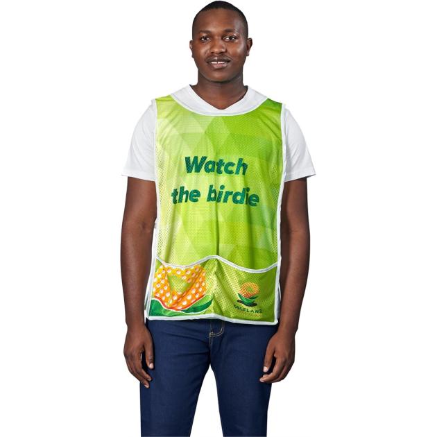 Hoppla Jackal Caddy Bib with PVC Name Sleeve