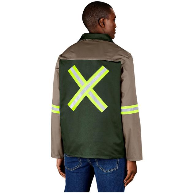 Site Premium Two-Tone Polycotton Jacket - Reflective Arms & Back