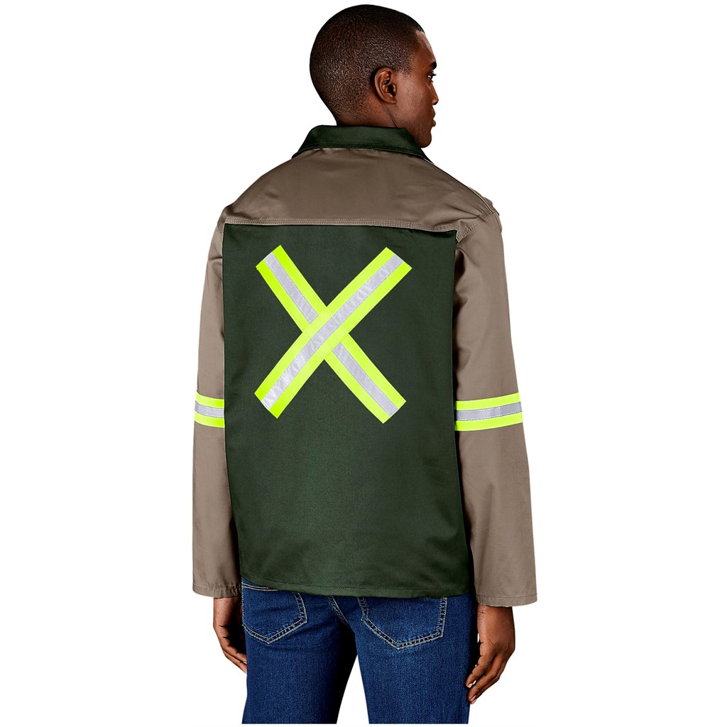 Site Premium Two-Tone Polycotton Jacket - Reflective Arms & Back