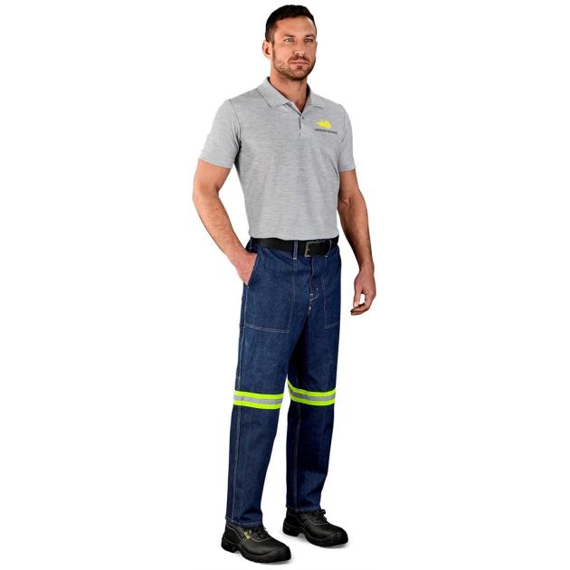 Cast Premium 100% Cotton Denim Pants - Reflective Legs