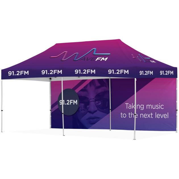 Ovation Sublimated Gazebo 6m X 3m - 1 Long Full