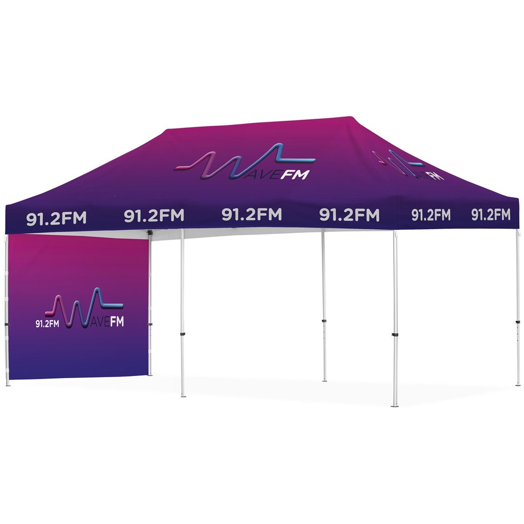 Ovation Sublimated Gazebo 6m X 3m - 1 Short Full