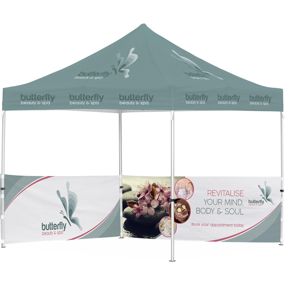 Ovation Sublimated Gazebo 3m X 3m - 2 Half