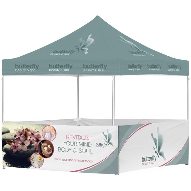 Ovation Sublimated Gazebo 3m X 3m - 4 Half