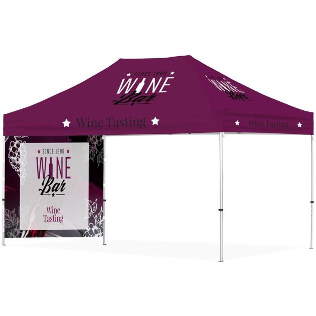 Ovation Sublimated Gazebo 4.5m X 3m - 1 Short Full