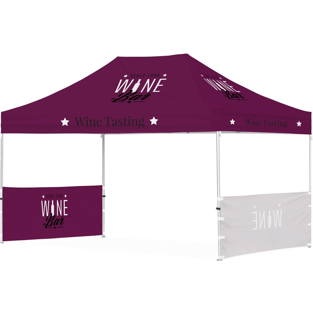 Ovation Sublimated Gazebo 4.5m X 3m - 2 Short Half