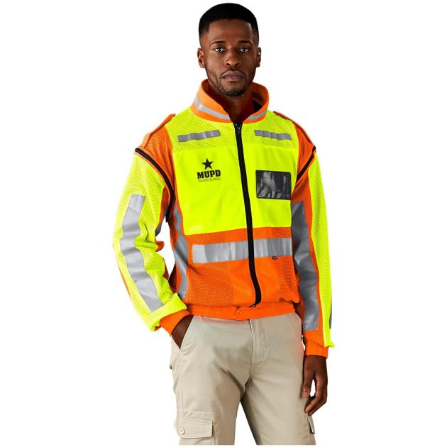 Metro Two-Tone Hi-Viz Reflective Zip