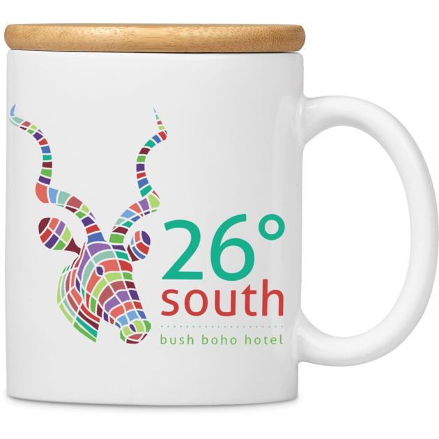 Okiyo Sozo Bamboo & Ceramic Sublimation Coffee Mug