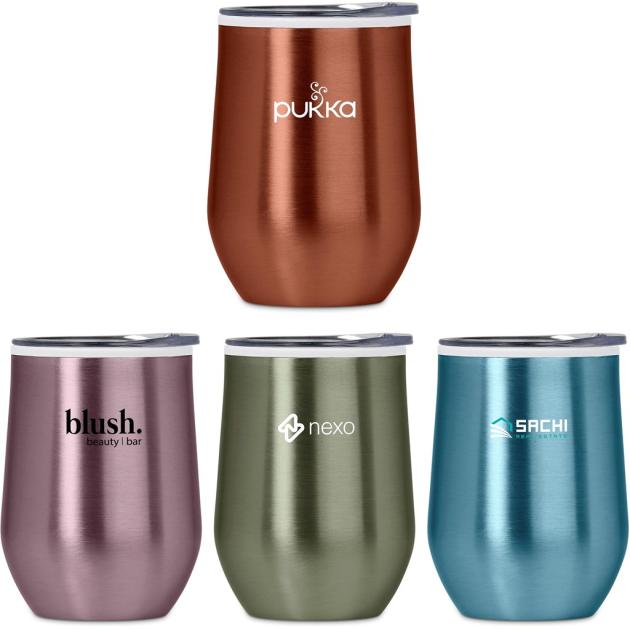 Serendipio Vogue Madison Stainless Steel & Plastic Double-Wall Tumbler