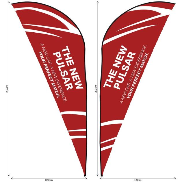 Legend 2m Sublimated Sharkfin Double