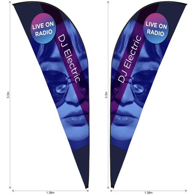Legend 3m Sublimated Sharkfin Double