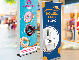 Double-Sided Pull-Up Banners