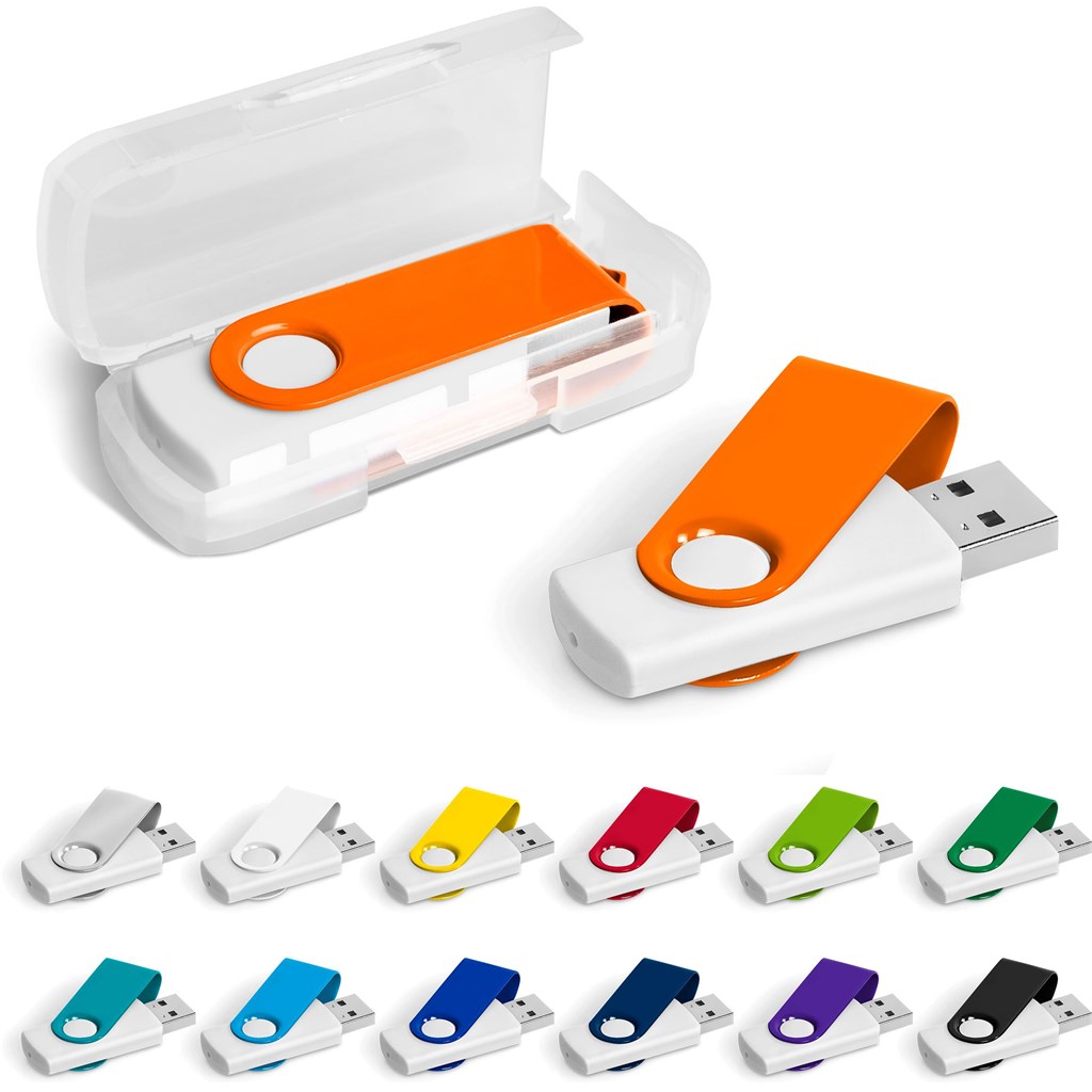 Axis Gyro White Flash Drive - Image 2