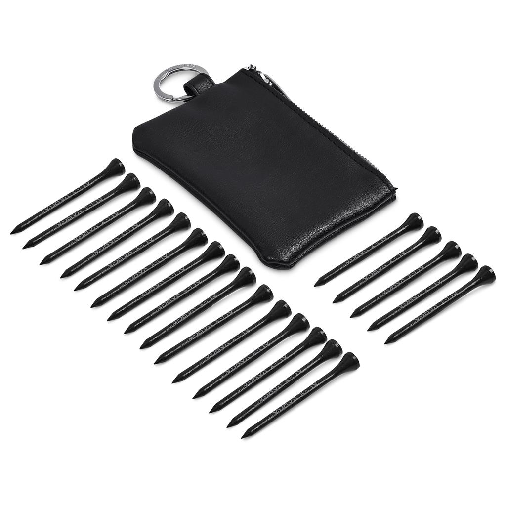 Alex Varga Dinero Pouch and Tees Golf Set - Image 2