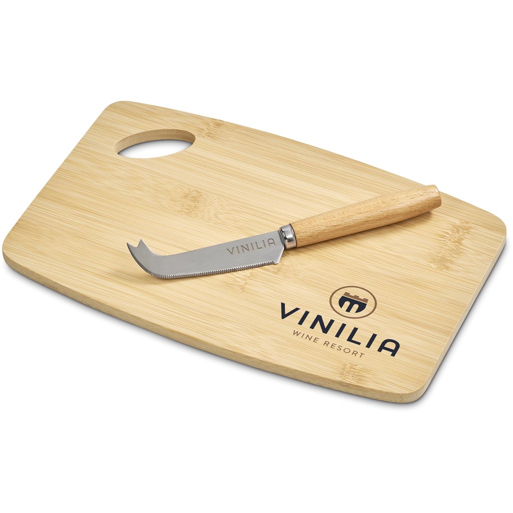 Okiyo Edamu Bamboo Cheese Board Set - Image 2