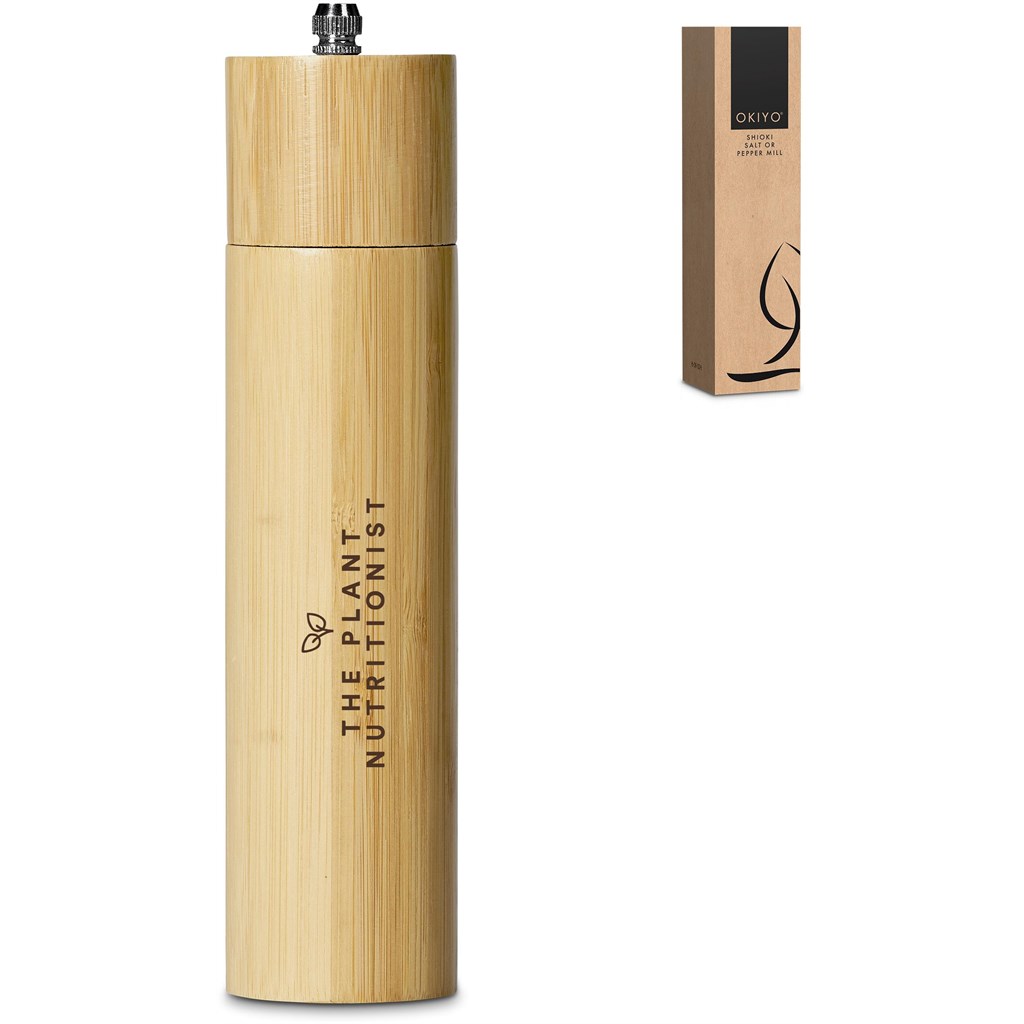 Okiyo Shioki Bamboo Salt or Pepper Mill - Image 2