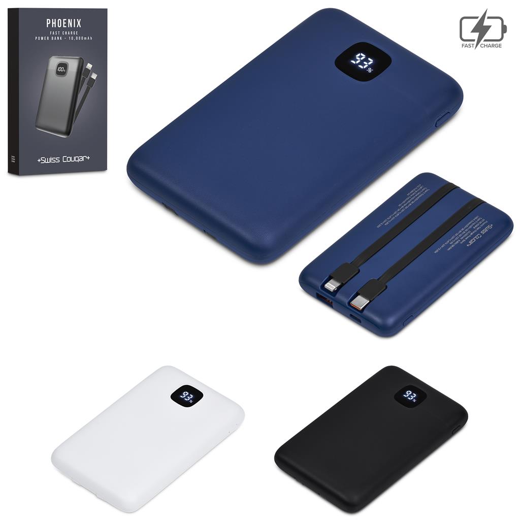 Swiss Cougar Phoenix Fast Charge 22.5W Power Bank - Image 2