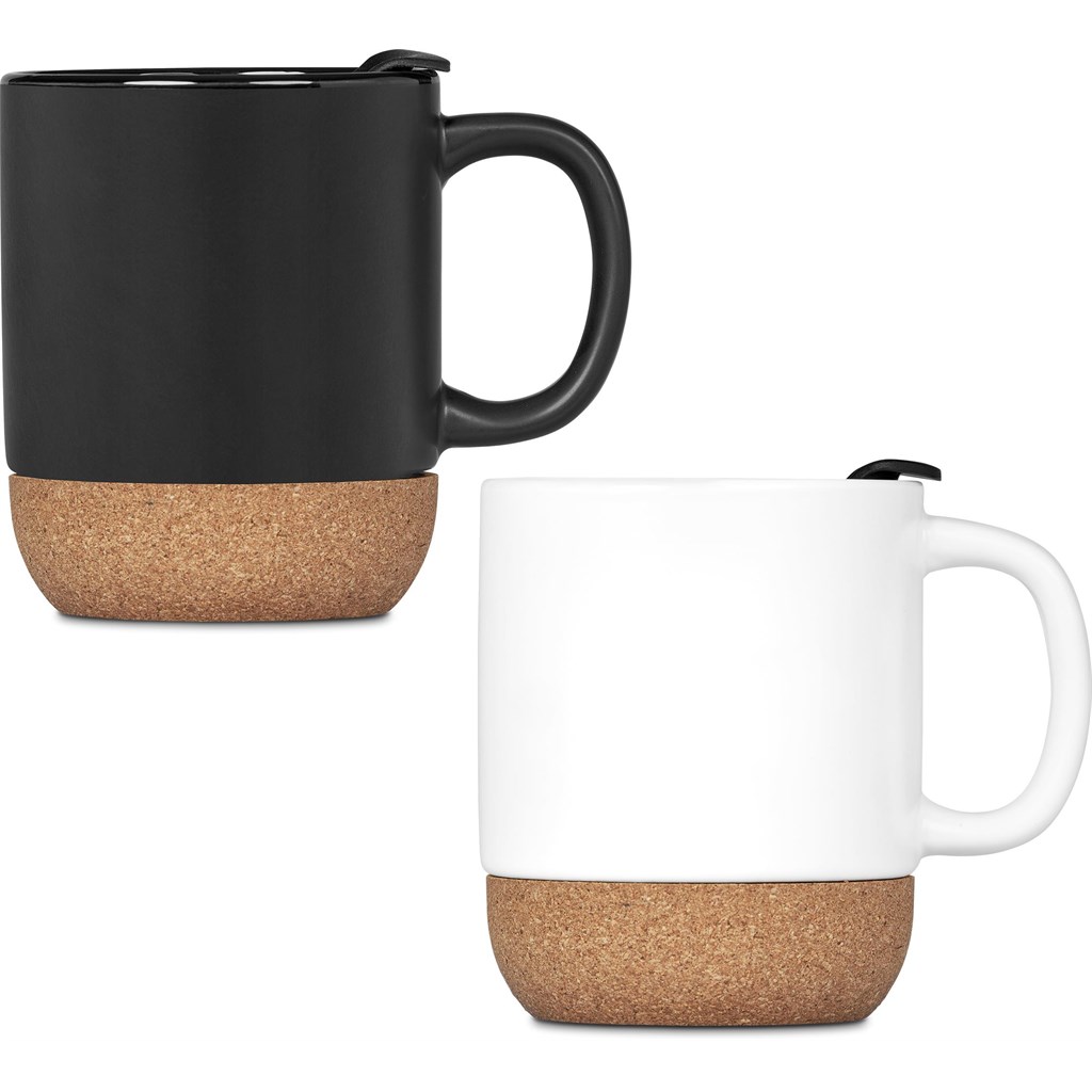 Serendipio Sienna Cork & Ceramic Coffee Mug - Image 2