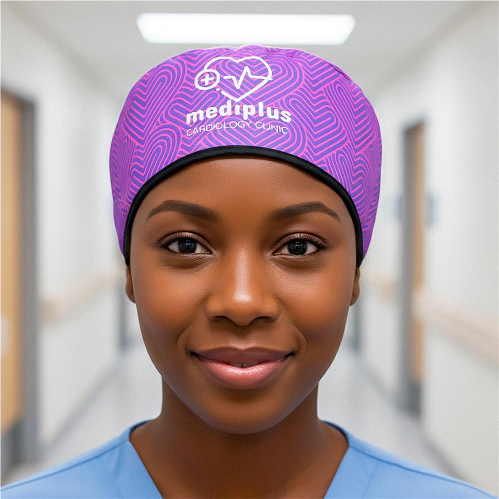Hoppla Halo Polyester Nurse Theatre Cap - Image 2