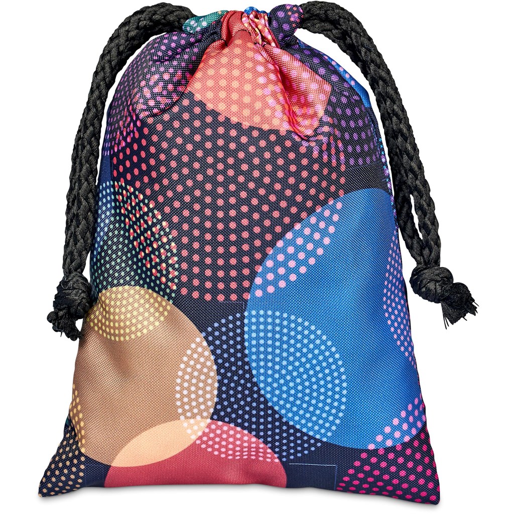 Pre-Printed Sample Hoppla Atlantic Mini Polyester Drawstring Pouch - Image 2