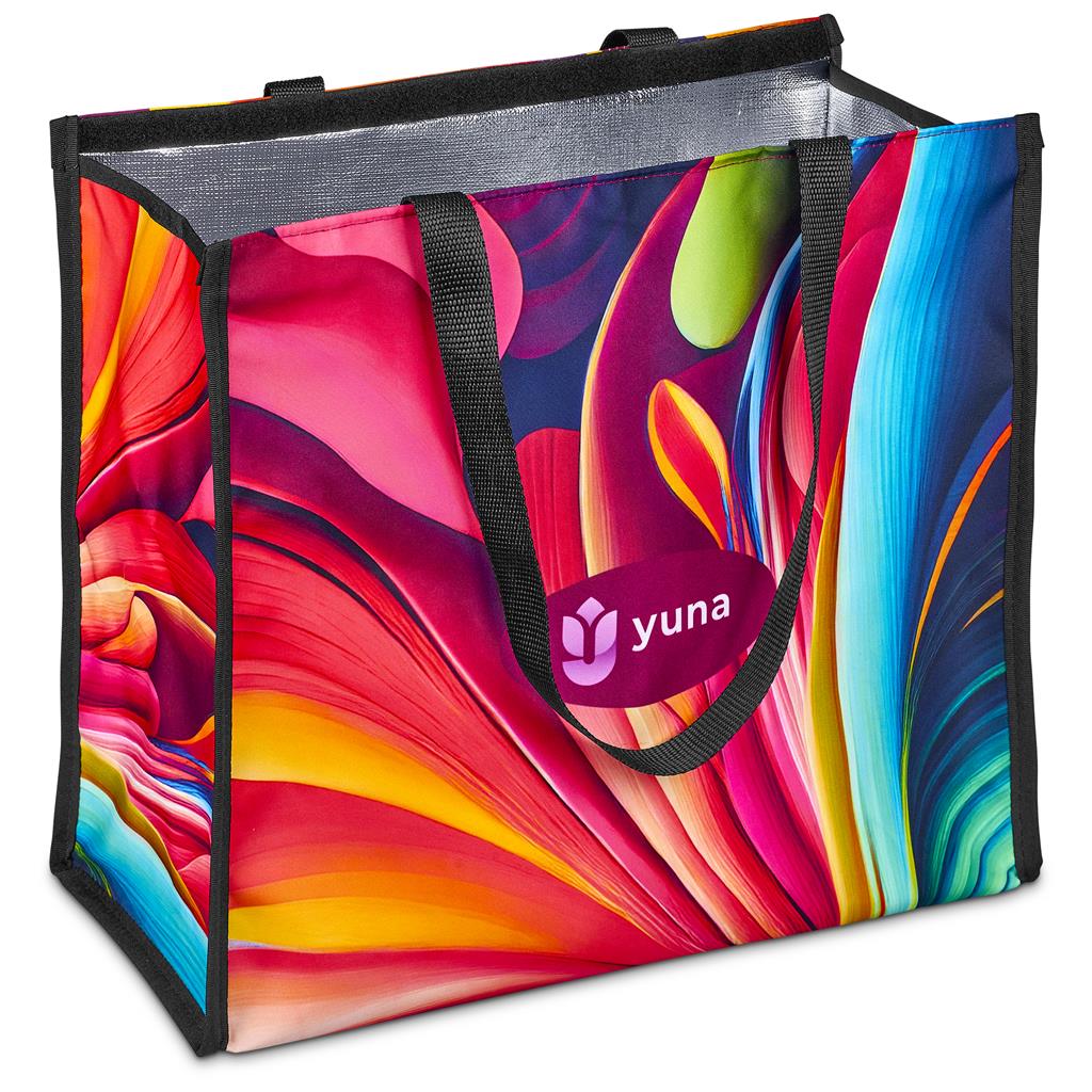 Pre-Production Sample Hoppla Iceland Large Polyester Tote Cooler Bag - Image 2