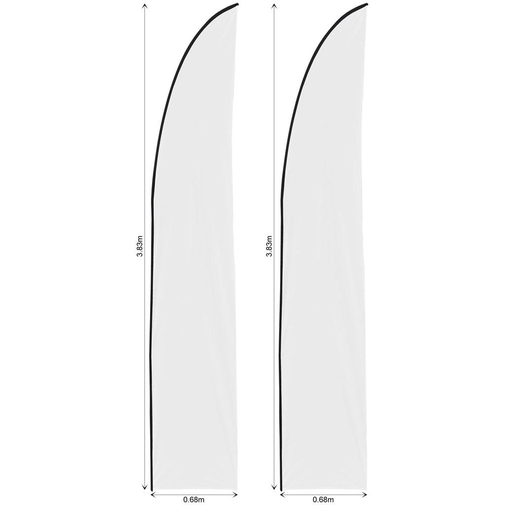Legend 3m Sublimated Arcfin Flying Banner Skin - Image 2