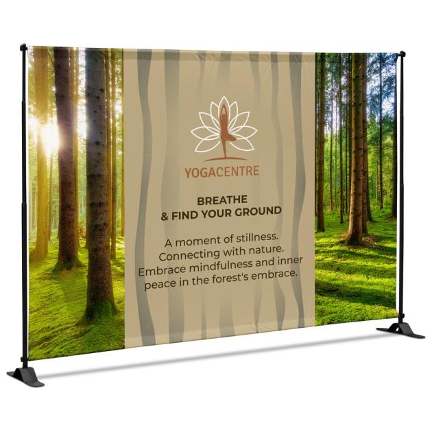 Adjustable Banner Stand Eco 1.6m x 2.4m
