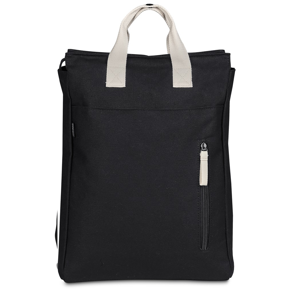 Serendipio Cityline Cotton Canvas Laptop Backpack - Image 2
