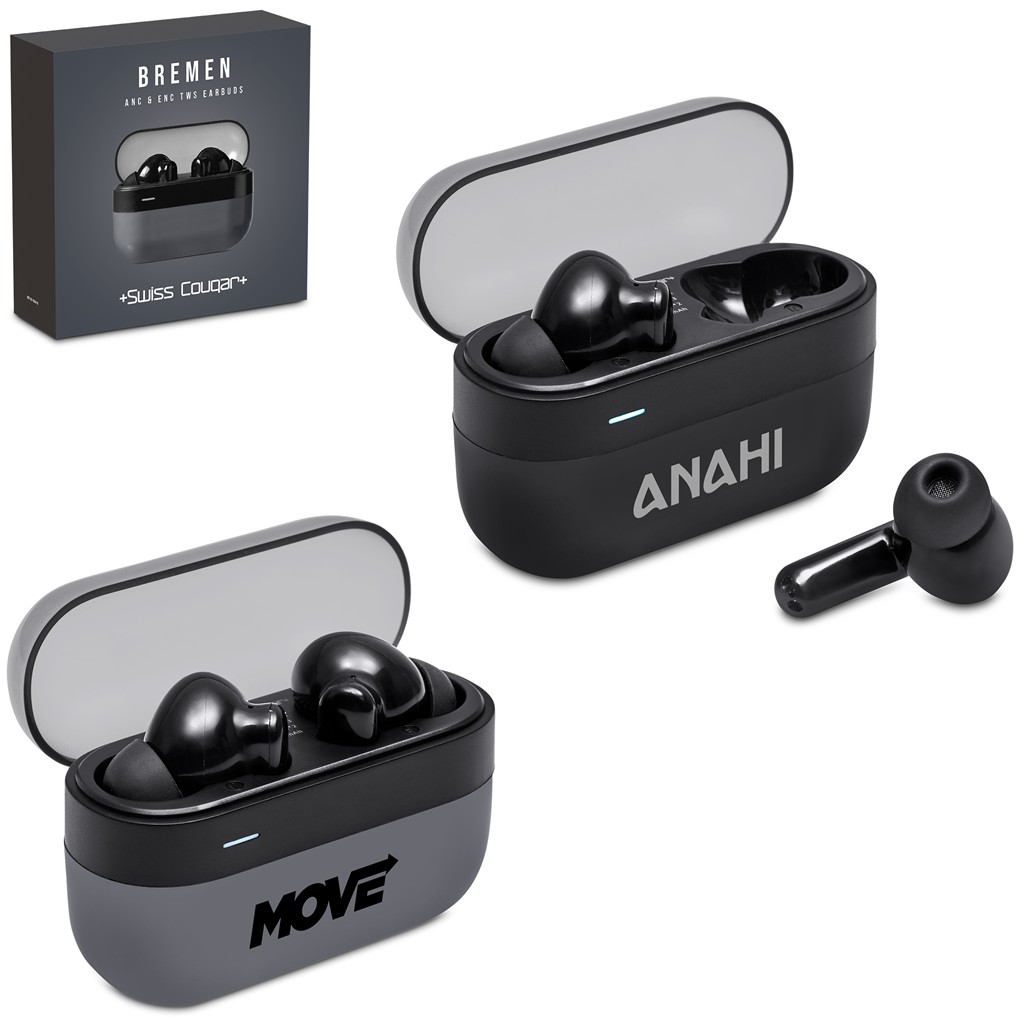 Swiss Cougar Bremen ANC And ENC TWS Earbuds